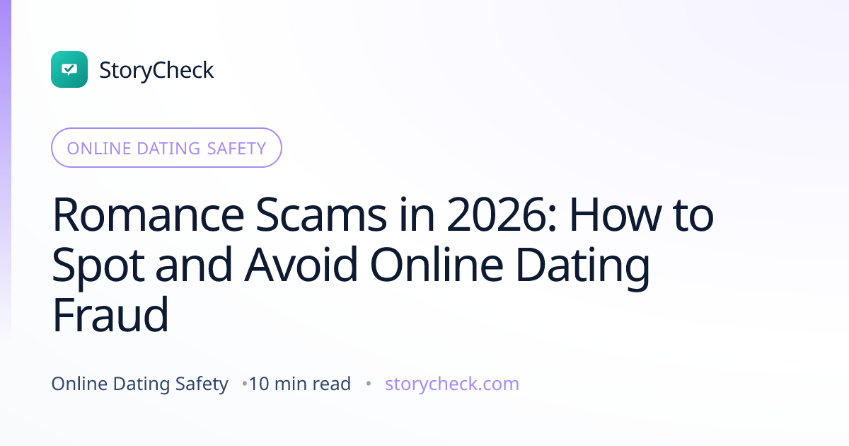 Title card: Romance Scams in 2026: How to Spot and Avoid Online Dating Fraud